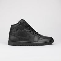 Jordan 1 Mid Triple Black