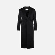 Saint Laurent Svart Kappa I Acetat