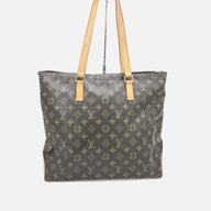 Louis Vuitton Monogram Cabas Mezzo Tote-väska