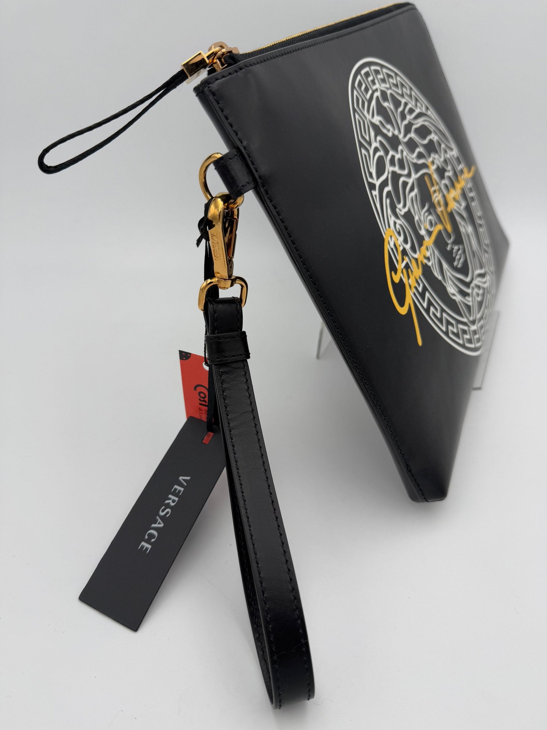 Versace LA MEDUSA Signature Kuvertväska I Läder