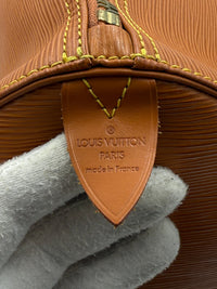Louis Vuitton Keepall 50 Duffelbag Reseväska I Brunt Epi-läder