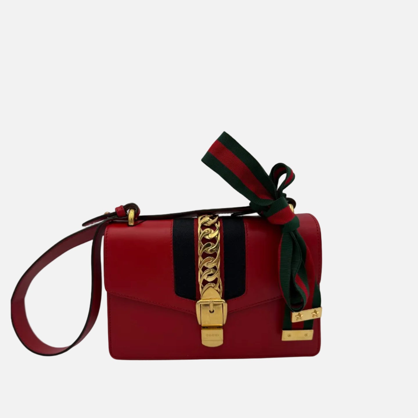 Gucci Sylvie Röd Handväska