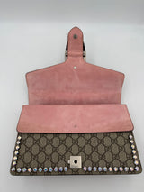 Gucci Dionysus GG Supreme Handväska med Diamanter