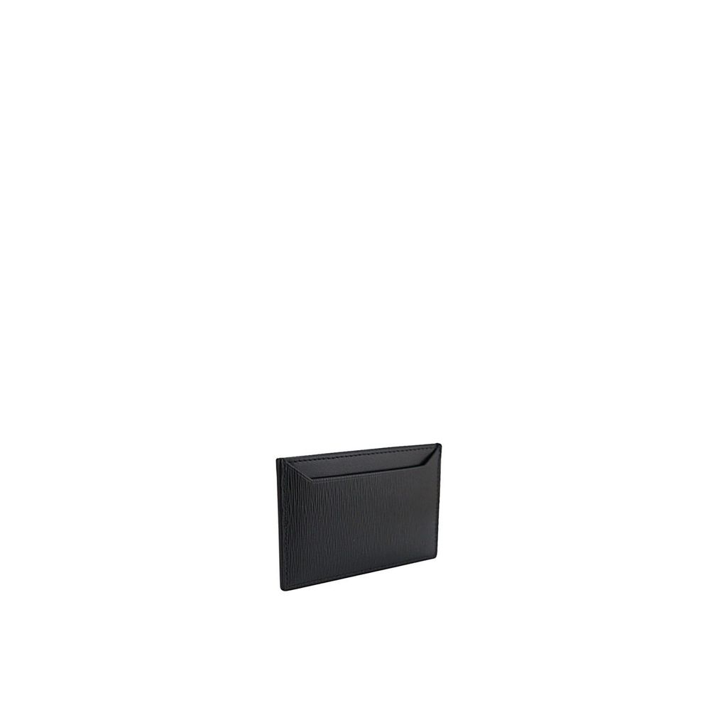 Prada Svart Korthållare I Kalvskinn