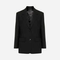 Prada Svart Blazer I Jungfruull