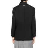 Prada Svart Blazer I Jungfruull