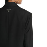 Prada Svart Blazer I Jungfruull