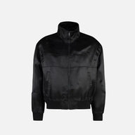 Saint Laurent Svart Sidenbomberjacka