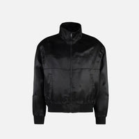 Saint Laurent Svart Sidenbomberjacka