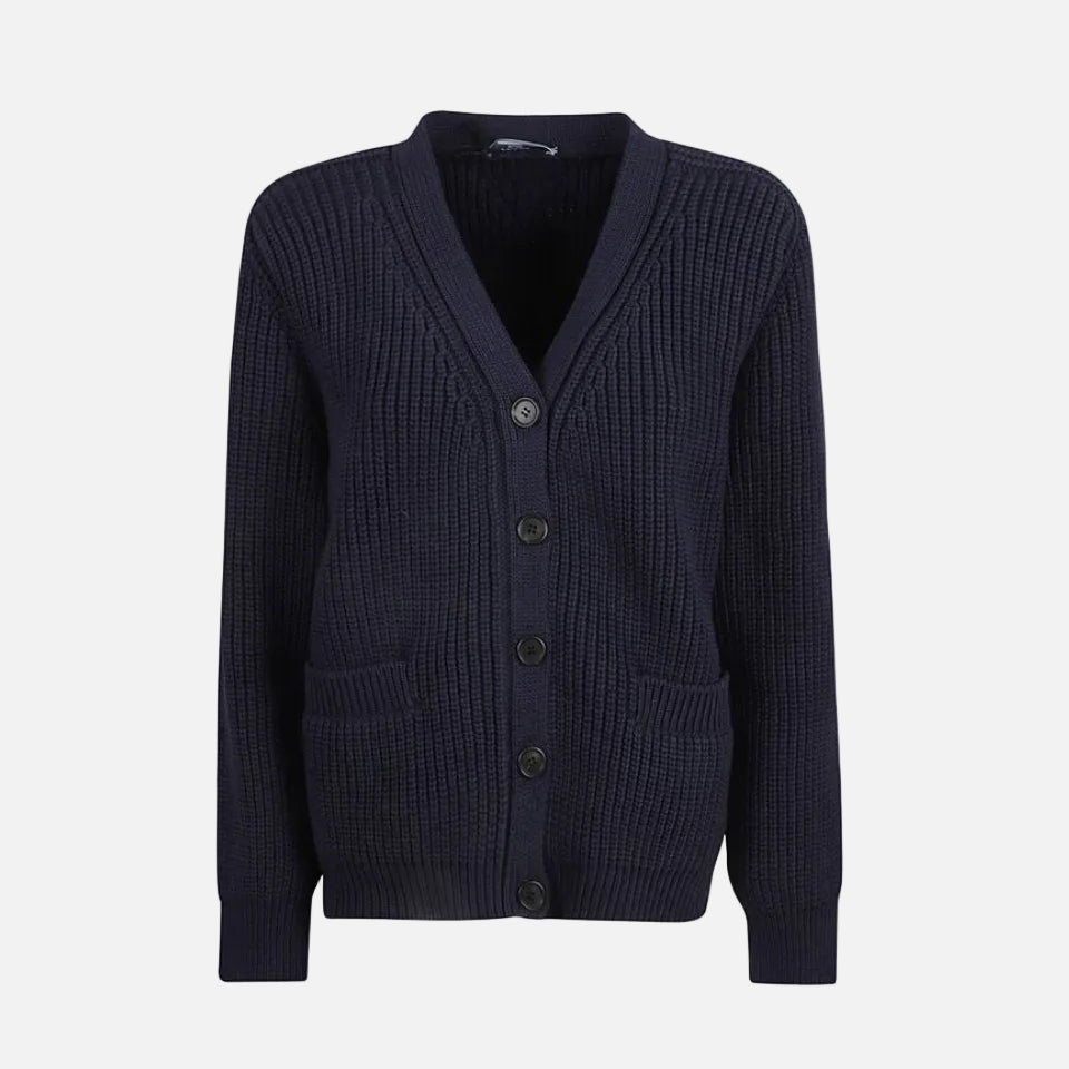 Prada Blå Cotton Cardigan