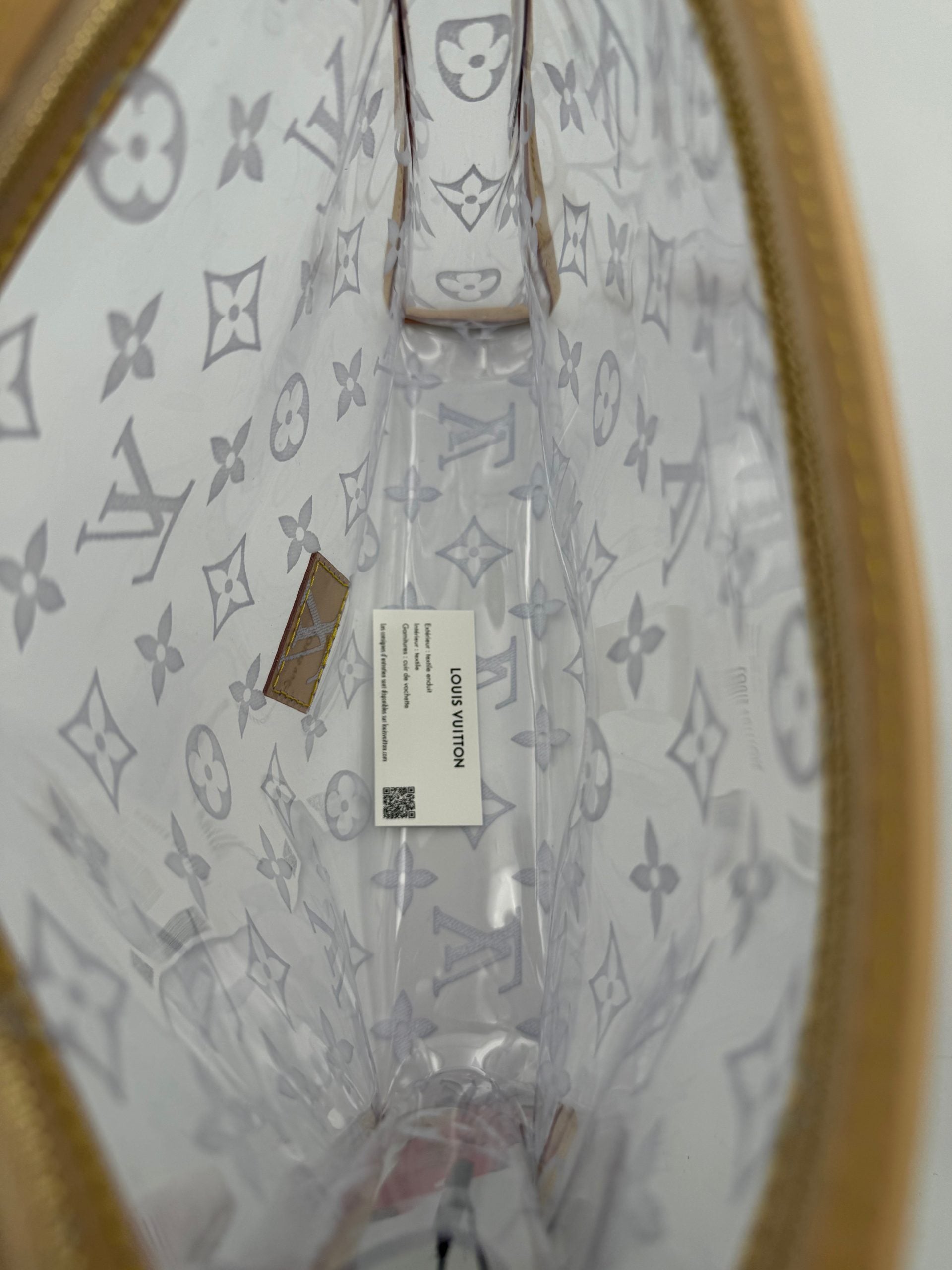 Louis Vuitton Genomskinlig Pochetteväska med Monogram