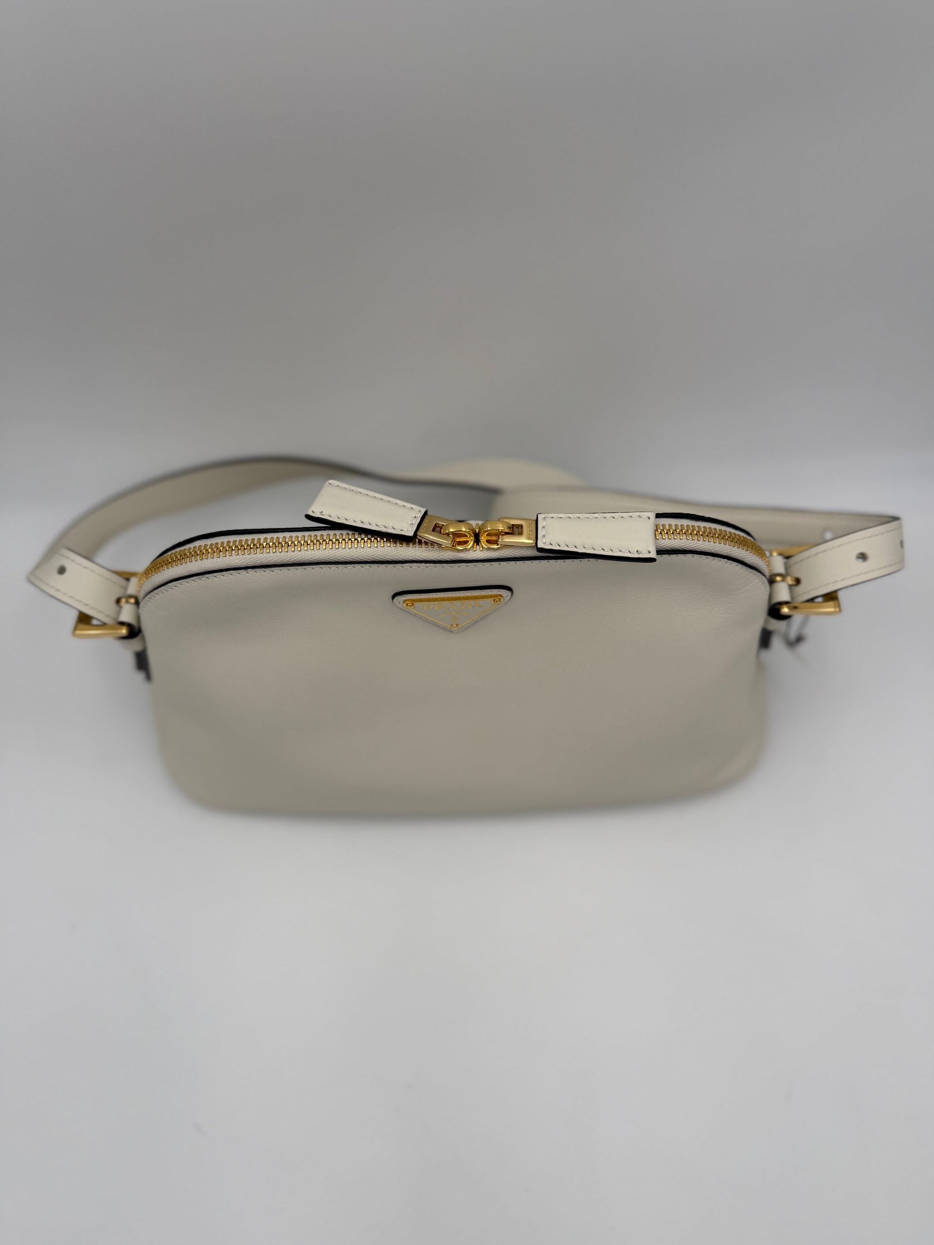 Prada Bauletto Bowling-Väska I Läder