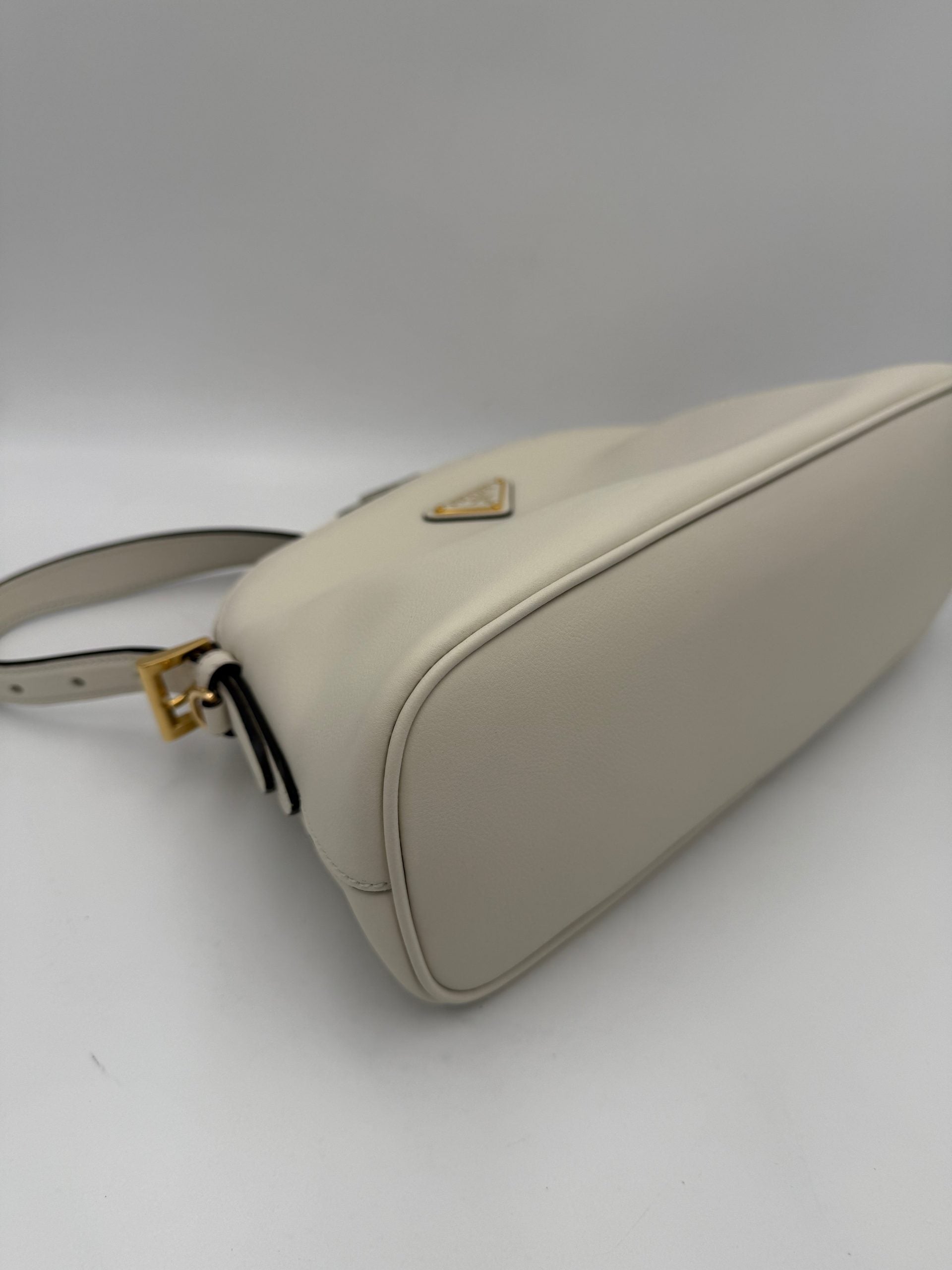 Prada Bauletto Bowling-Väska I Läder