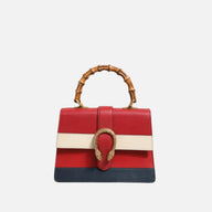 Gucci Dionysus Bamboo Medium Handväska Vit/Blå/Röd