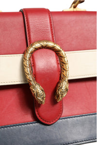 Gucci Dionysus Bamboo Medium Handväska Vit/Blå/Röd