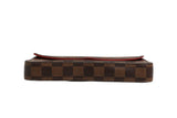 Louis Vuitton Pochette Félicie Plånbok Med Kedja I Damier Ébène