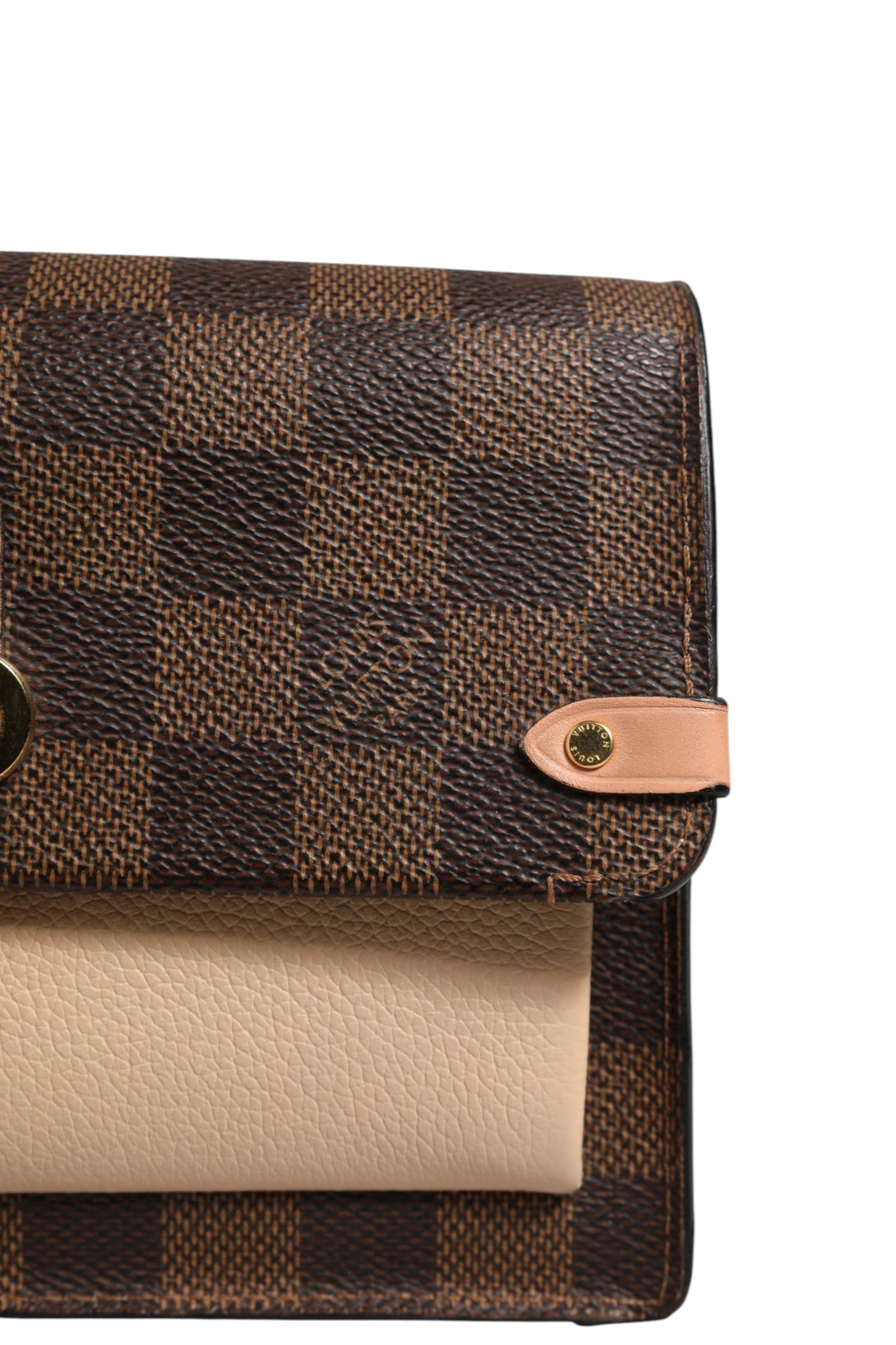 Louis Vuitton Vavin Plånbok På kedja I Damier Ébène