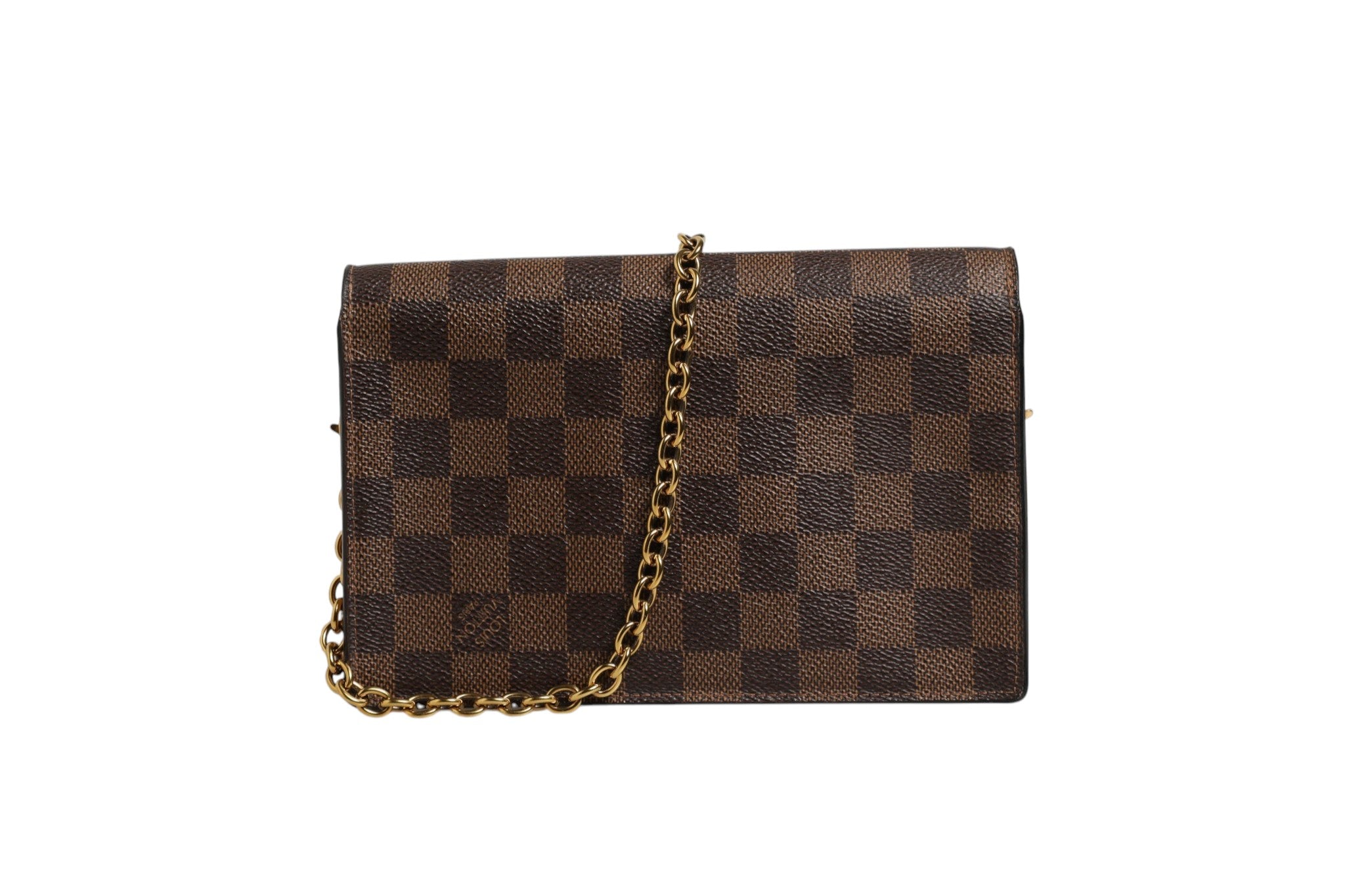 Louis Vuitton Vavin Plånbok På kedja I Damier Ébène