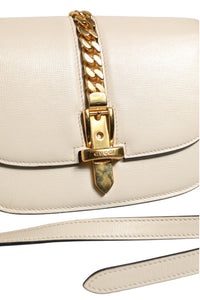 Gucci Sylvie 1969 Miniaxelväska I Läder