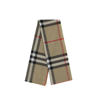 Burberry Beige Halsduk I Ull