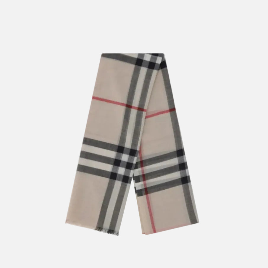 Burberry Beige Ullhalsduk