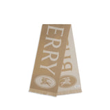 Burberry Beige Ullhalsduk Med Motiv