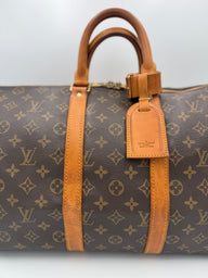 Louis Vuitton Keepall 45 Reseväska Duffelväska Med Monogram