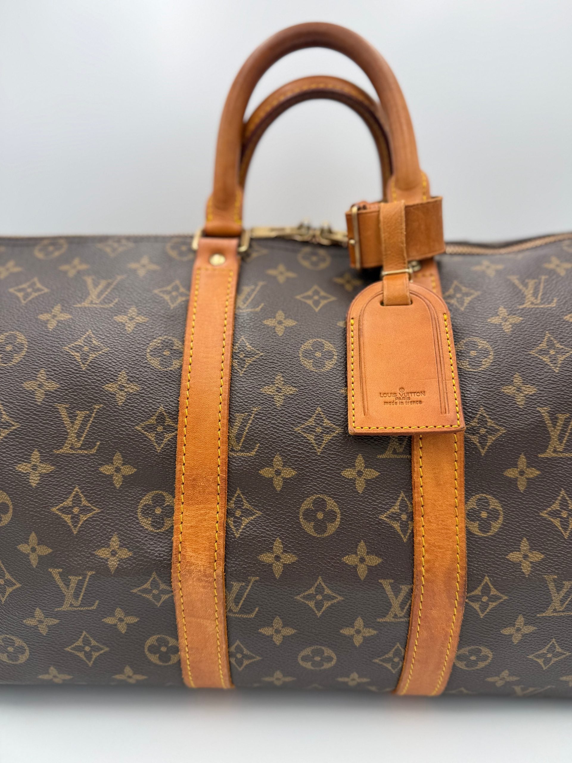Louis Vuitton Keepall 45 Reseväska Duffelväska Med Monogram