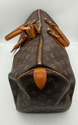 Louis Vuitton Keepall 45 Reseväska Duffelväska Med Monogram