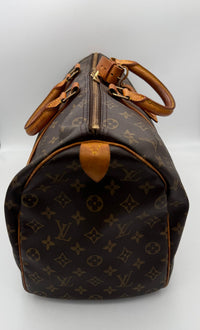 Louis Vuitton Keepall 45 Reseväska Duffelväska Med Monogram