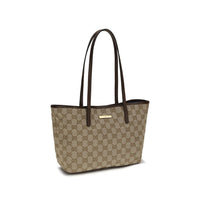 Gucci Handväska I Beige Tyg