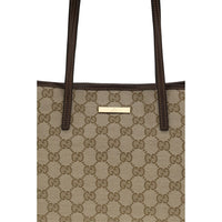 Gucci Handväska I Beige Tyg