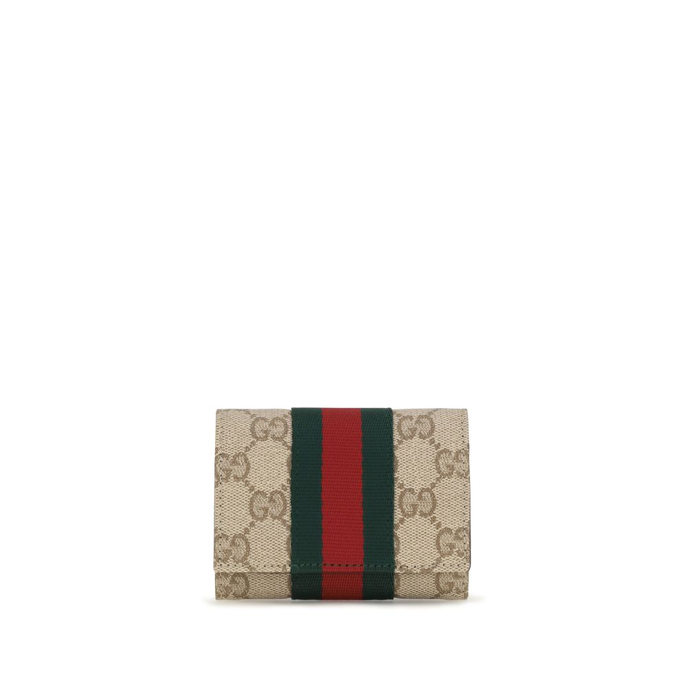Gucci Beige Plånbok I Tyg