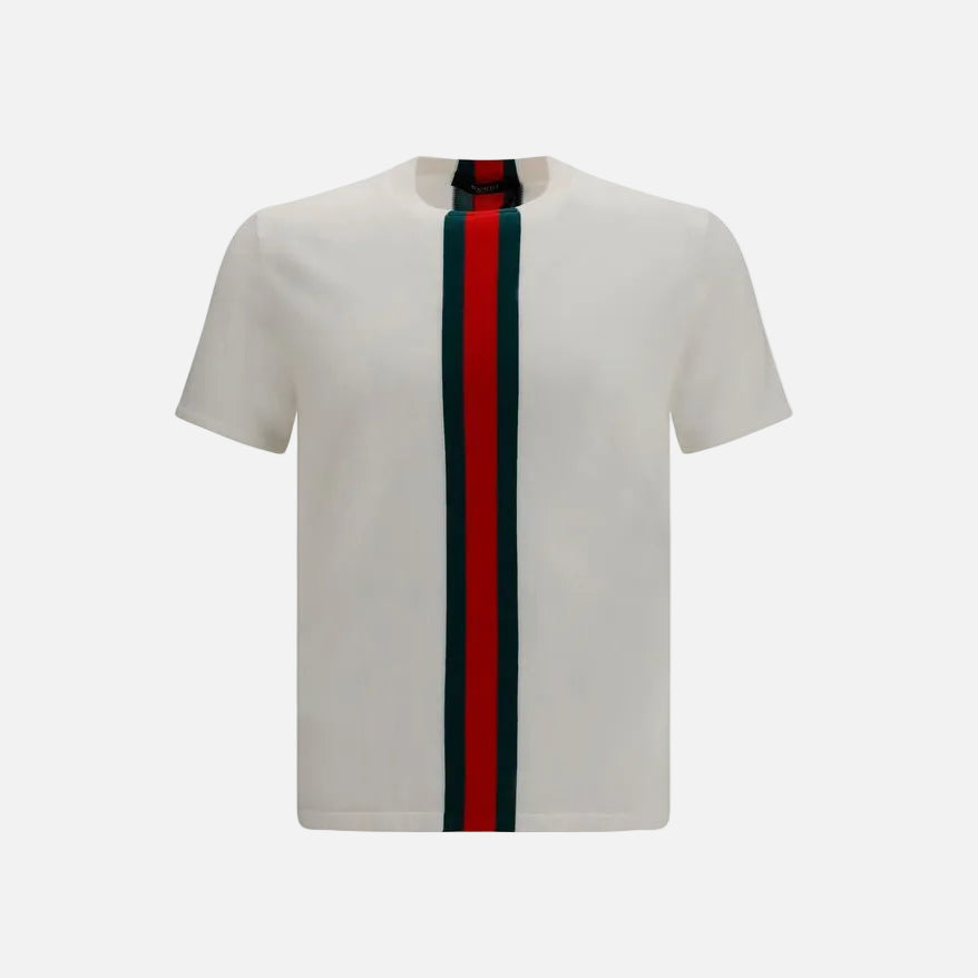 Gucci Vit T-shirt I Bomull
