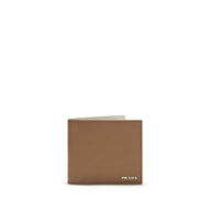 Prada Beige Plånbok I Kalvläder