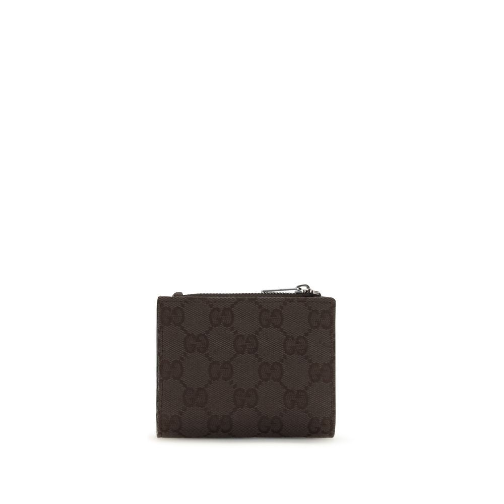 Gucci Svart Plånbok I Tyg