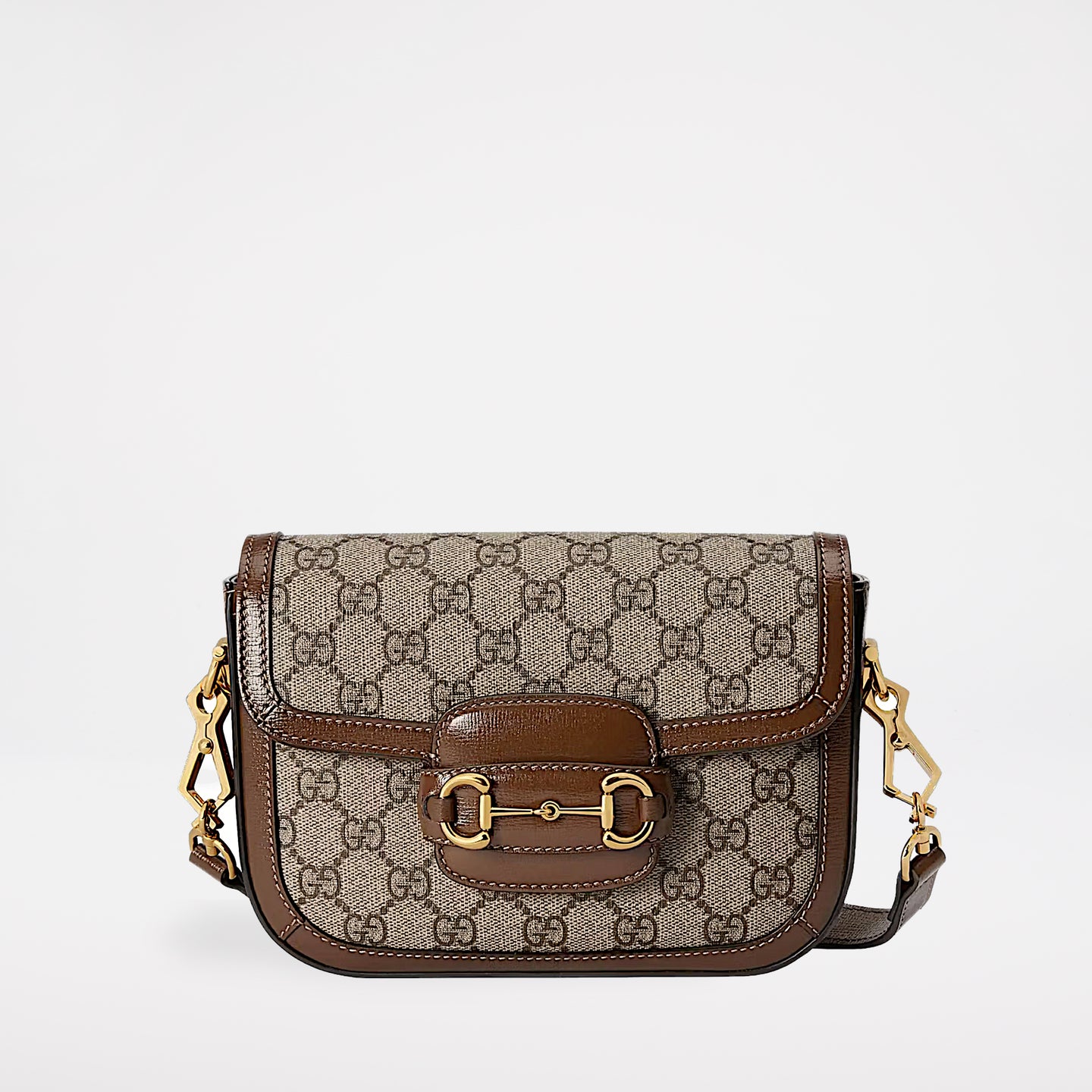 Gucci Horsebit 1955 Mini Väska Beige/Ebony