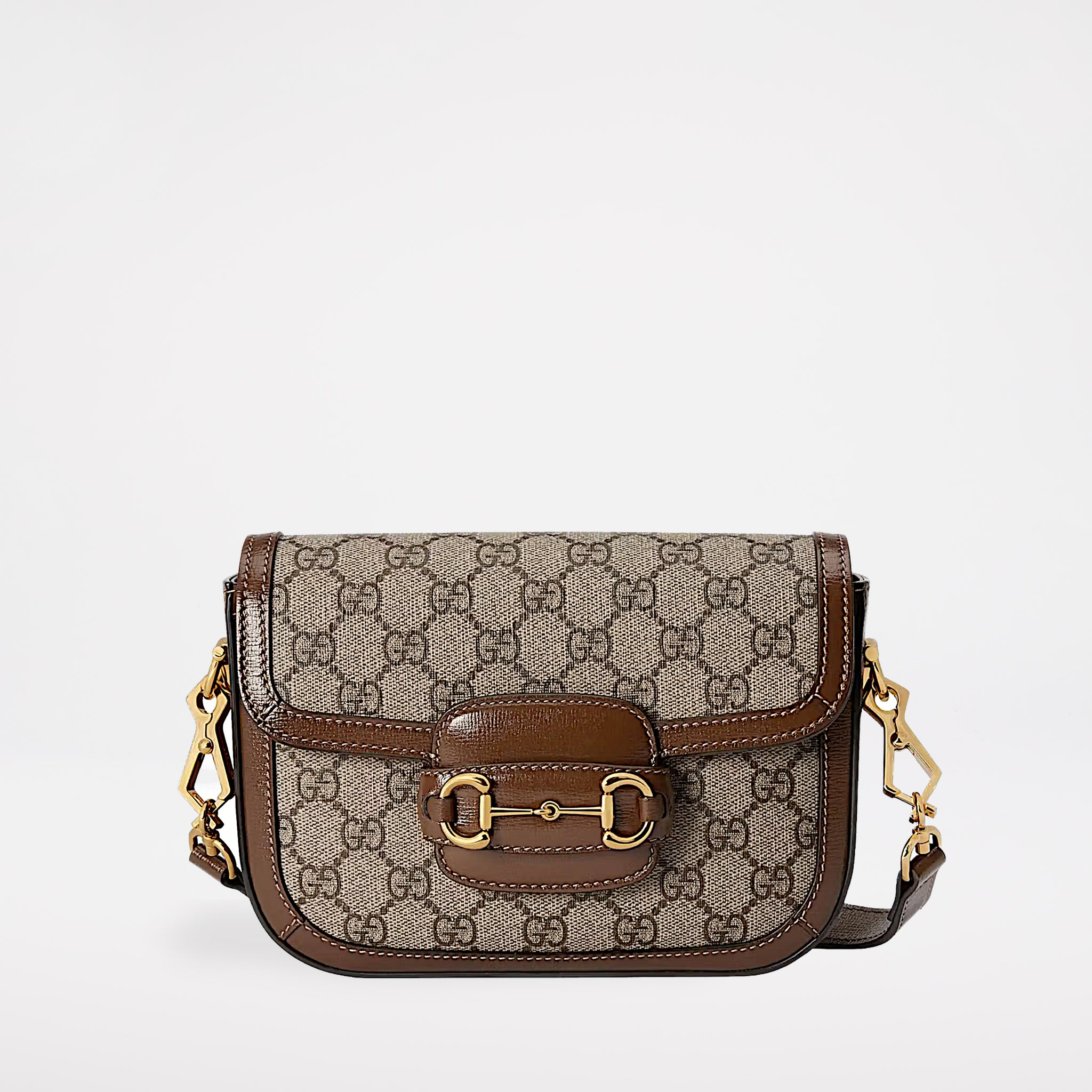 Gucci Horsebit 1955 Mini Väska Beige/Ebony
