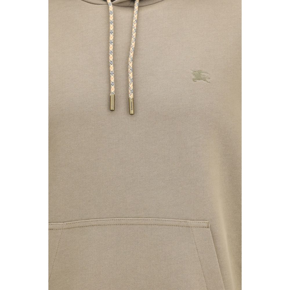 Burberry Beige Huvtröja i Bomull med Archive Check