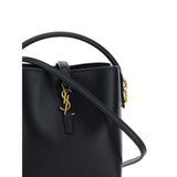 Saint Laurent Axelremsväska I Svart Läder