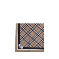 Burberry Beige Silkeshalsduk