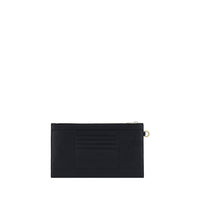Saint Laurent Svart Plånbok I Läder