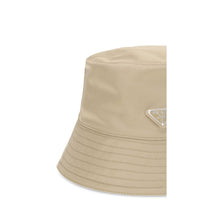 Prada Beige Bucket Hat i Polyamid