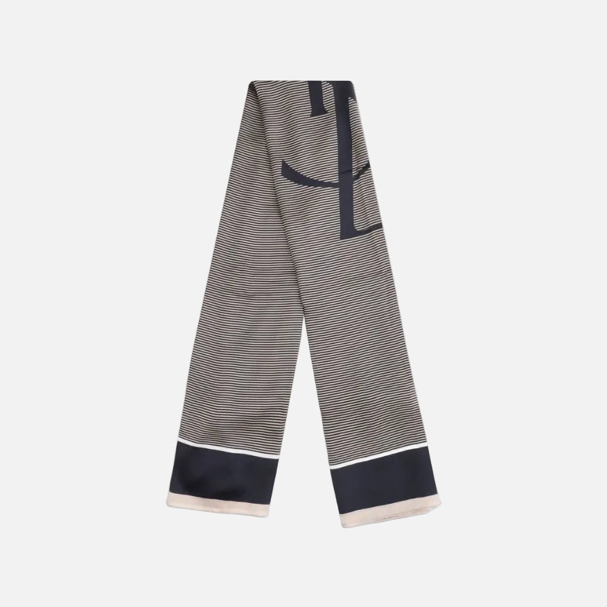Saint Laurent Blå Silkeshalsduk