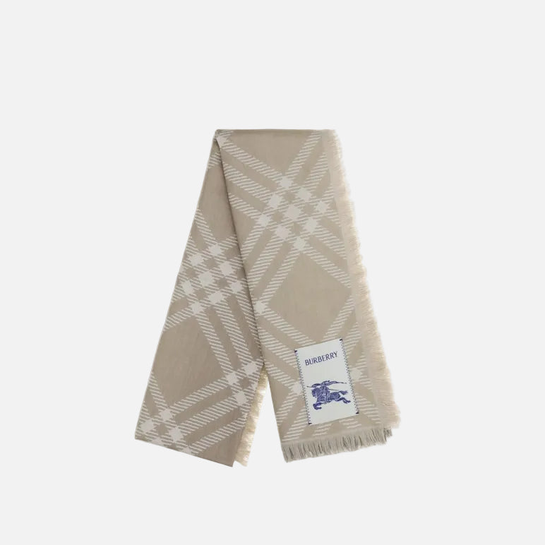Burberry Beige Ullhalsduk