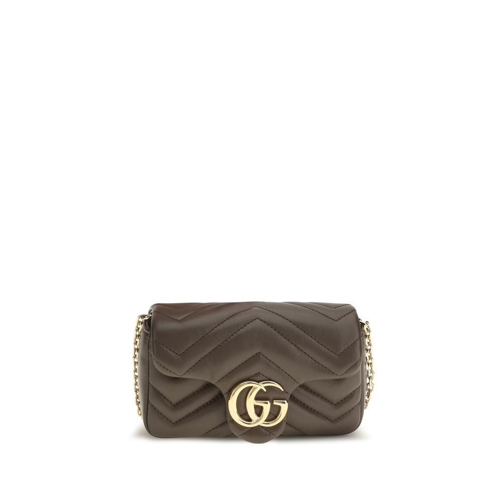 Gucci Handväska I Brun Läder