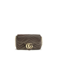 Gucci Handväska I Brun Läder