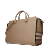 Burberry Handväska I Beige Läder