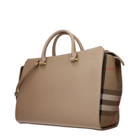 Burberry Handväska I Beige Läder
