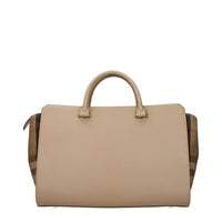 Burberry Handväska I Beige Läder